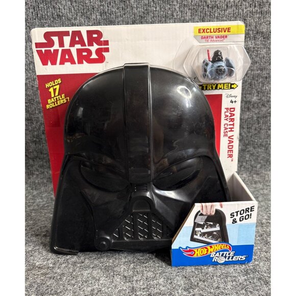Star Wars Hot Wheels Battle Rollers Darth Vader Play Case - Picture 1 of 7